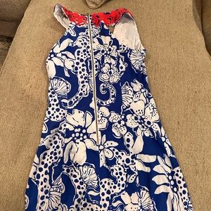Blue and white Lily Pulitzer dress